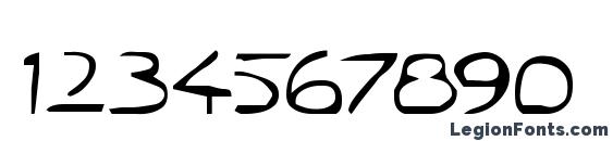 Jetta Tech Condensed Font, Number Fonts