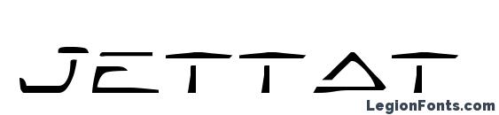 шрифт Jettat, бесплатный шрифт Jettat, предварительный просмотр шрифта Jettat