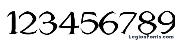 Jhunwest Convex Font, Number Fonts