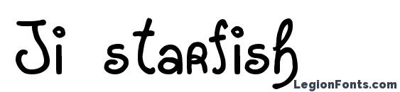 Ji starfish font, free Ji starfish font, preview Ji starfish font