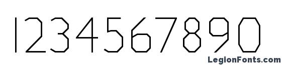 JillicanEl Regular Font, Number Fonts