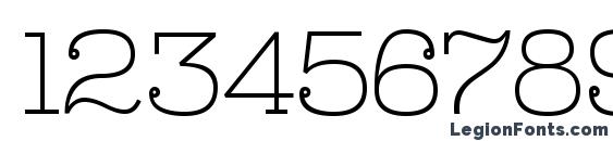 Jillsville Bold Font, Number Fonts