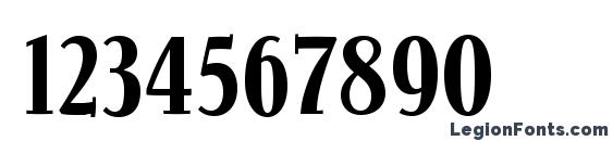 JimboStd Condensed Font, Number Fonts