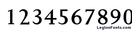 Joanna MT SemiBold Font, Number Fonts