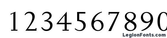 JoannaMTStd Font, Number Fonts