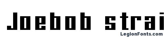 Joebob straight Font
