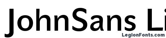 JohnSans Lite Pro Bold Font