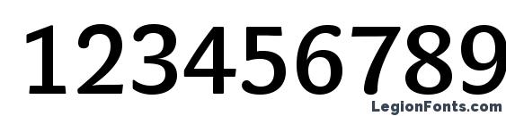 JohnSans Medium Pro Font, Number Fonts