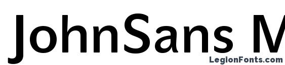 шрифт JohnSans Medium Pro, бесплатный шрифт JohnSans Medium Pro, предварительный просмотр шрифта JohnSans Medium Pro