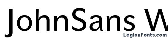 JohnSans White Pro Bold font, free JohnSans White Pro Bold font, preview JohnSans White Pro Bold font