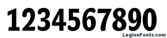 JohnSansCond Heavy Pro Font, Number Fonts