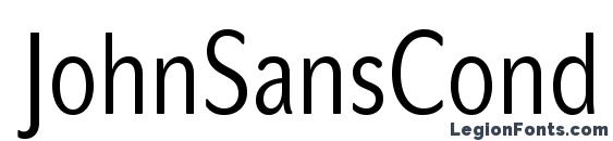 JohnSansCond Lite Pro Font