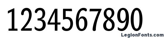JohnSansCond White Pro Bold Font, Number Fonts