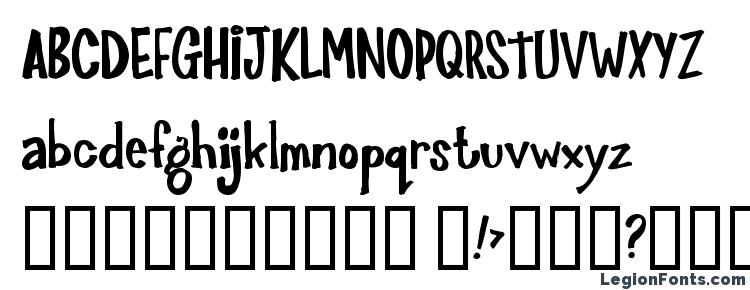 глифы шрифта Joinks!, символы шрифта Joinks!, символьная карта шрифта Joinks!, предварительный просмотр шрифта Joinks!, алфавит шрифта Joinks!, шрифт Joinks!