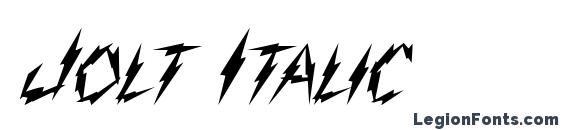 Jolt Italic font, free Jolt Italic font, preview Jolt Italic font