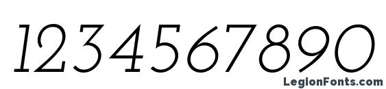 Josefin Slab Italic Font, Number Fonts