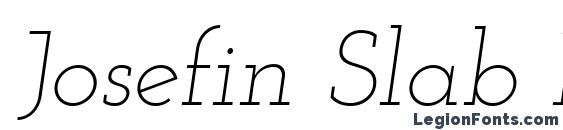 Josefin Slab Light Italic font, free Josefin Slab Light Italic font, preview Josefin Slab Light Italic font