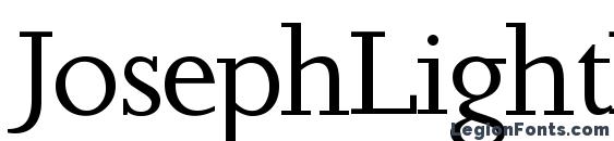 шрифт JosephLightDB Normal, бесплатный шрифт JosephLightDB Normal, предварительный просмотр шрифта JosephLightDB Normal