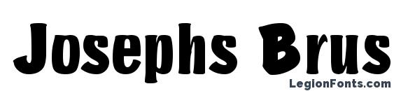 Josephs Brush Regular Font