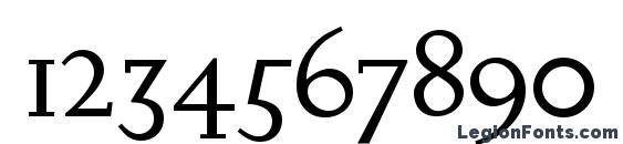 Josie Light Regular Font, Number Fonts