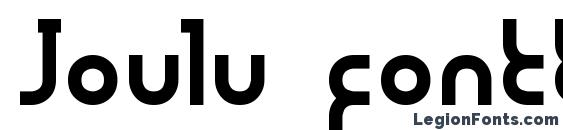 шрифт Joulu fontti fenotype, бесплатный шрифт Joulu fontti fenotype, предварительный просмотр шрифта Joulu fontti fenotype