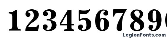 Journal Bold Font, Number Fonts