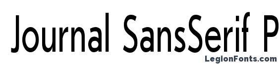 Journal SansSerif Plain.001.00160n font, free Journal SansSerif Plain.001.00160n font, preview Journal SansSerif Plain.001.00160n font