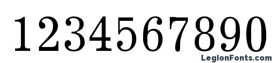 Journal95 Font, Number Fonts