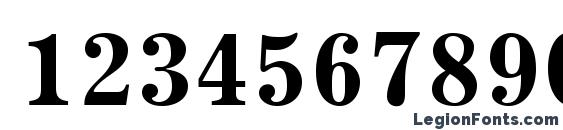 JournalC Bold Font, Number Fonts