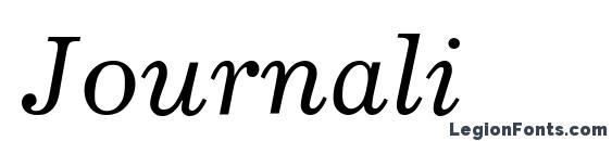 Journali font, free Journali font, preview Journali font