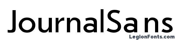 JournalSans Font