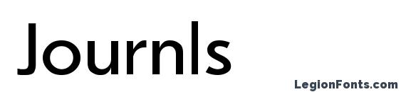 шрифт Journls, бесплатный шрифт Journls, предварительный просмотр шрифта Journls