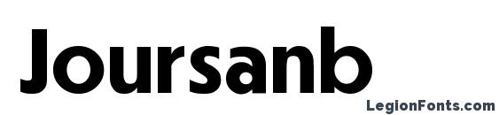 шрифт Joursanb, бесплатный шрифт Joursanb, предварительный просмотр шрифта Joursanb