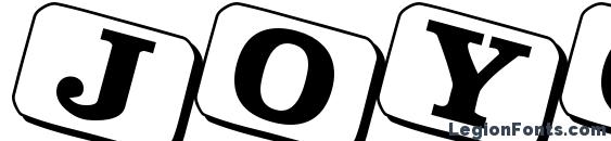 шрифт JoyCards, бесплатный шрифт JoyCards, предварительный просмотр шрифта JoyCards