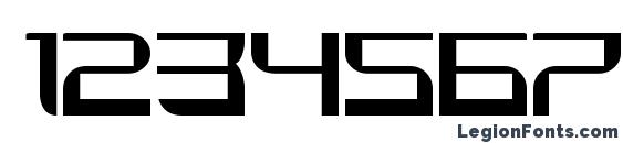 JoyRider Regular Font, Number Fonts