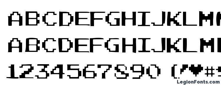 glyphs JoystixGaunt font, сharacters JoystixGaunt font, symbols JoystixGaunt font, character map JoystixGaunt font, preview JoystixGaunt font, abc JoystixGaunt font, JoystixGaunt font