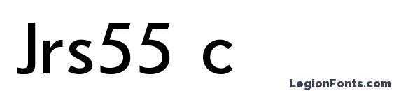 Jrs55 c Font