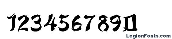 jsa lovechinese Font, Number Fonts