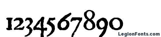 JSL Ancient Font, Number Fonts