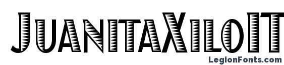 JuanitaXiloITCCd TT font, free JuanitaXiloITCCd TT font, preview JuanitaXiloITCCd TT font