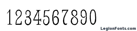 Jugend WF Font, Number Fonts