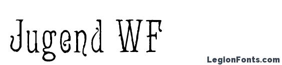 Jugend WF font, free Jugend WF font, preview Jugend WF font