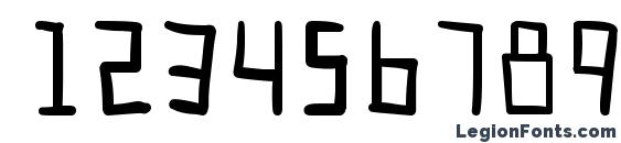 Juggernaut Font, Number Fonts