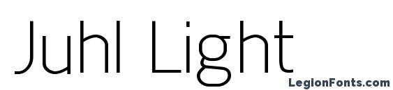 Juhl Light font, free Juhl Light font, preview Juhl Light font