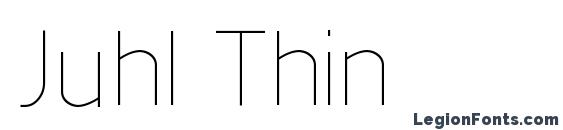 Juhl Thin Font