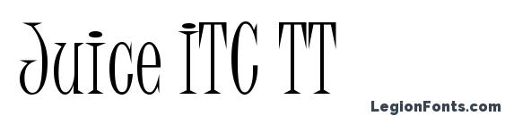 Juice ITC TT Font