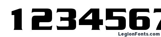 JuliusBlack Regular Font, Number Fonts