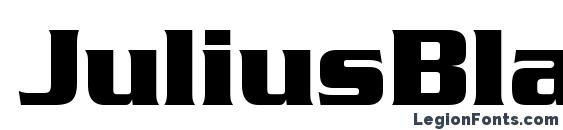 JuliusBlack Regular font, free JuliusBlack Regular font, preview JuliusBlack Regular font