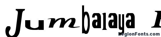 шрифт Jumbalaya Bold, бесплатный шрифт Jumbalaya Bold, предварительный просмотр шрифта Jumbalaya Bold