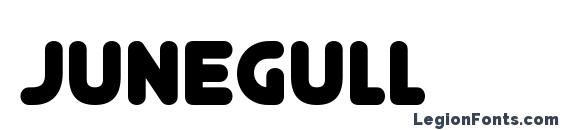 Junegull font, free Junegull font, preview Junegull font